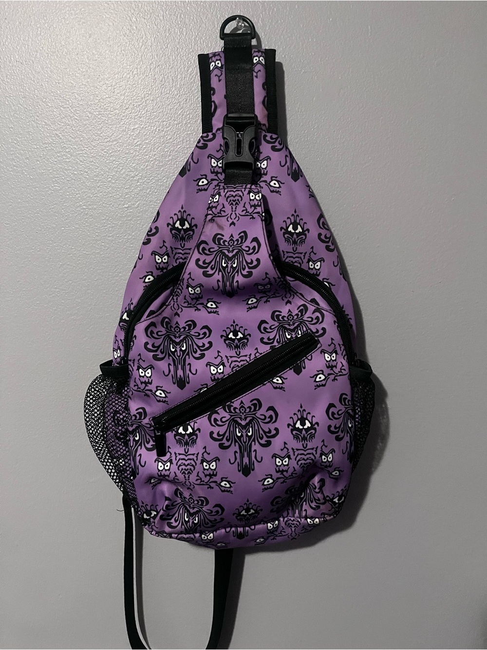 Disneys haunted Mansion wallpaper Sling Bag